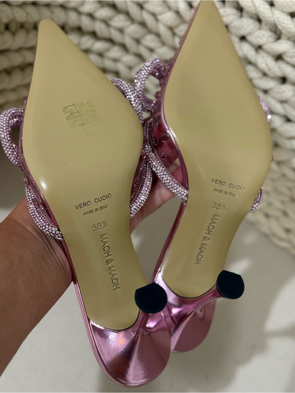 Mach & Mach Double Bow Mules - Picture 7 of 7